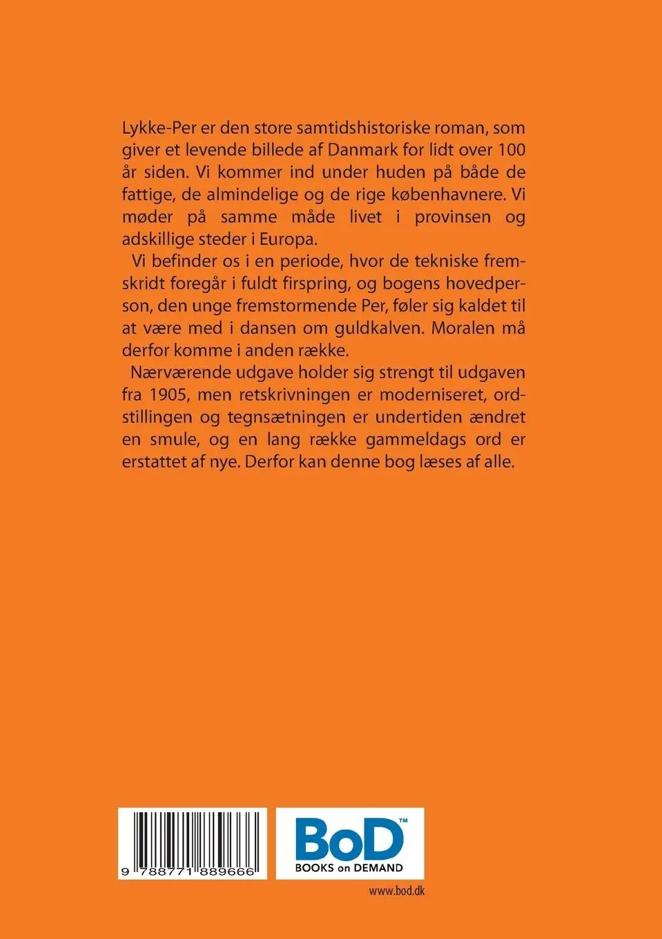 Rückseite: 9788771889666 | Lykke-Per | Henrik Pontoppidan | Taschenbuch | 636 S. | Dänisch | 2019