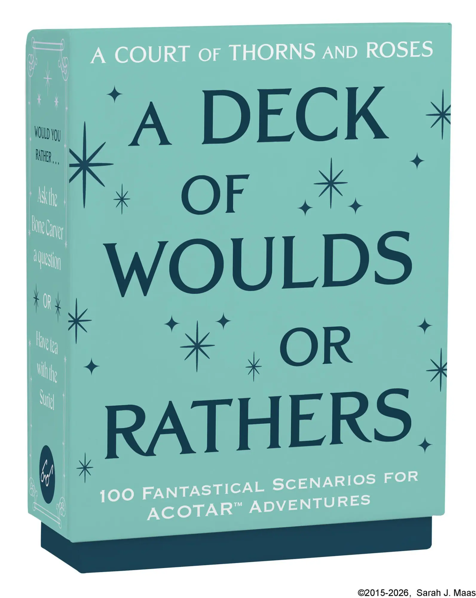 Cover: 9781797249766 | A Court of Thorns and Roses Official Deck: A Deck of Woulds or Rathers