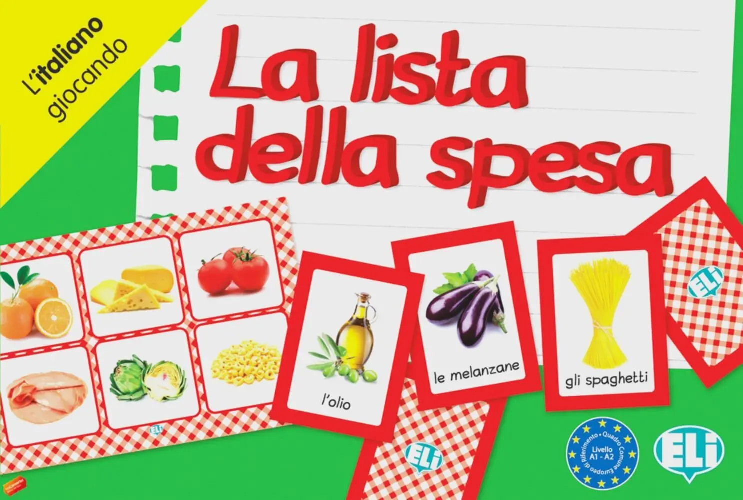 Cover: 9783125349766 | La lista della spesa (Spiel) | Niveau A1-A2 | Spiel | In Spielebox