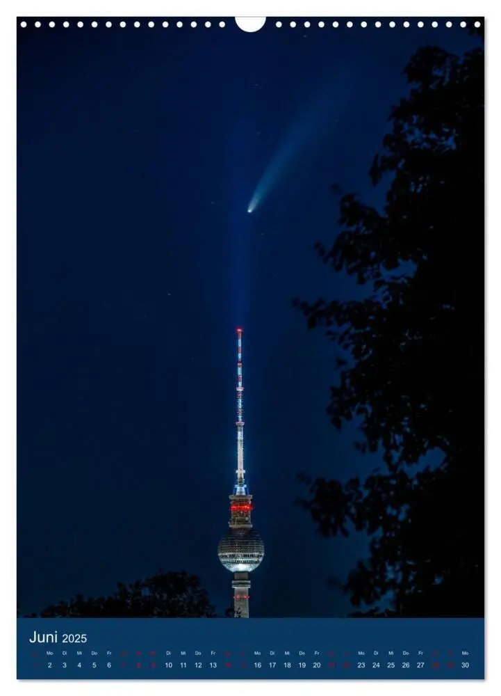 Bild: 9783435909766 | Berliner Fernsehturm - Magische Momente (Wandkalender 2025 DIN A3...