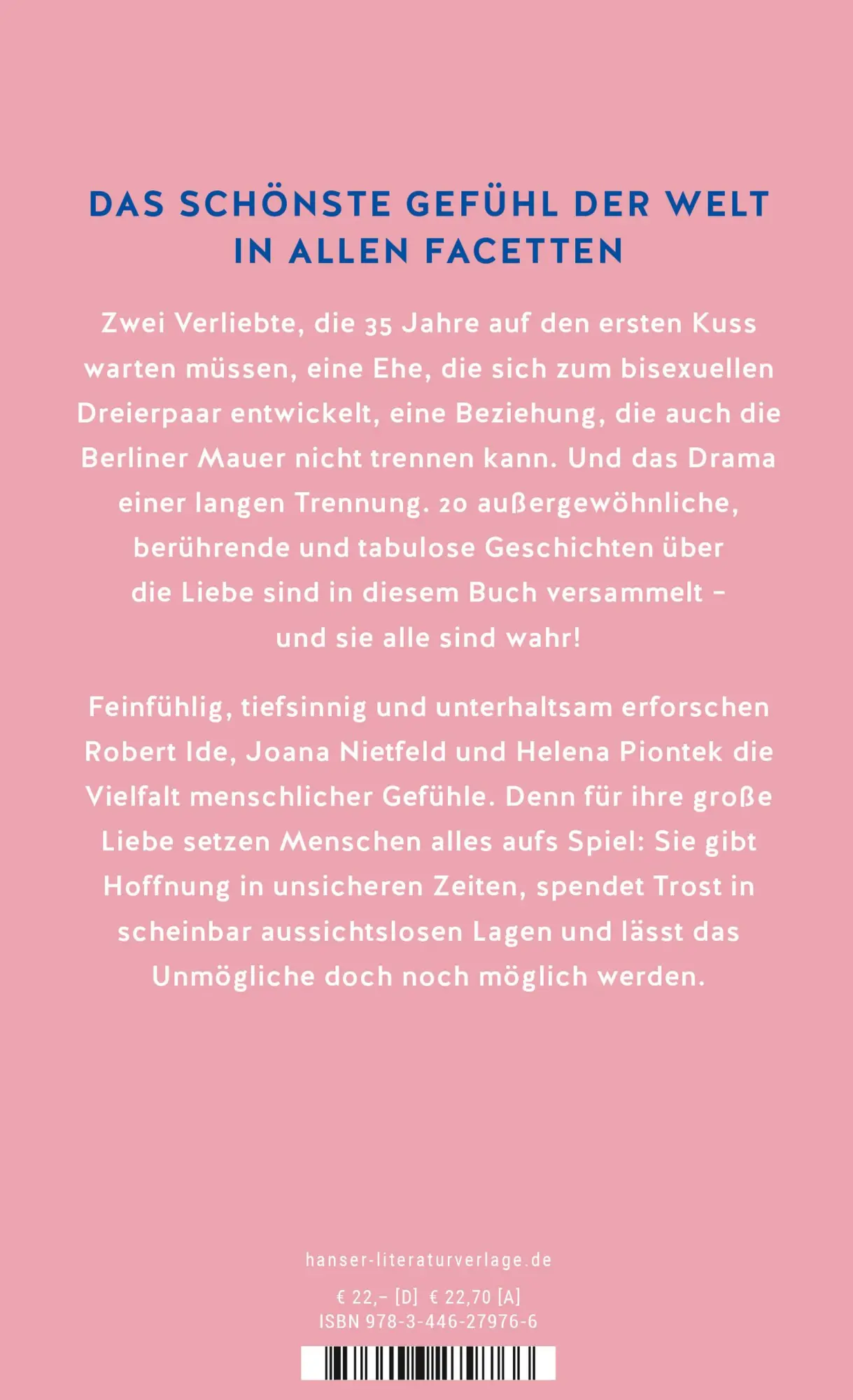 Bild: 9783446279766 | Erzähl mir von der Liebe | Joana Nietfeld (u. a.) | Buch | 208 S.