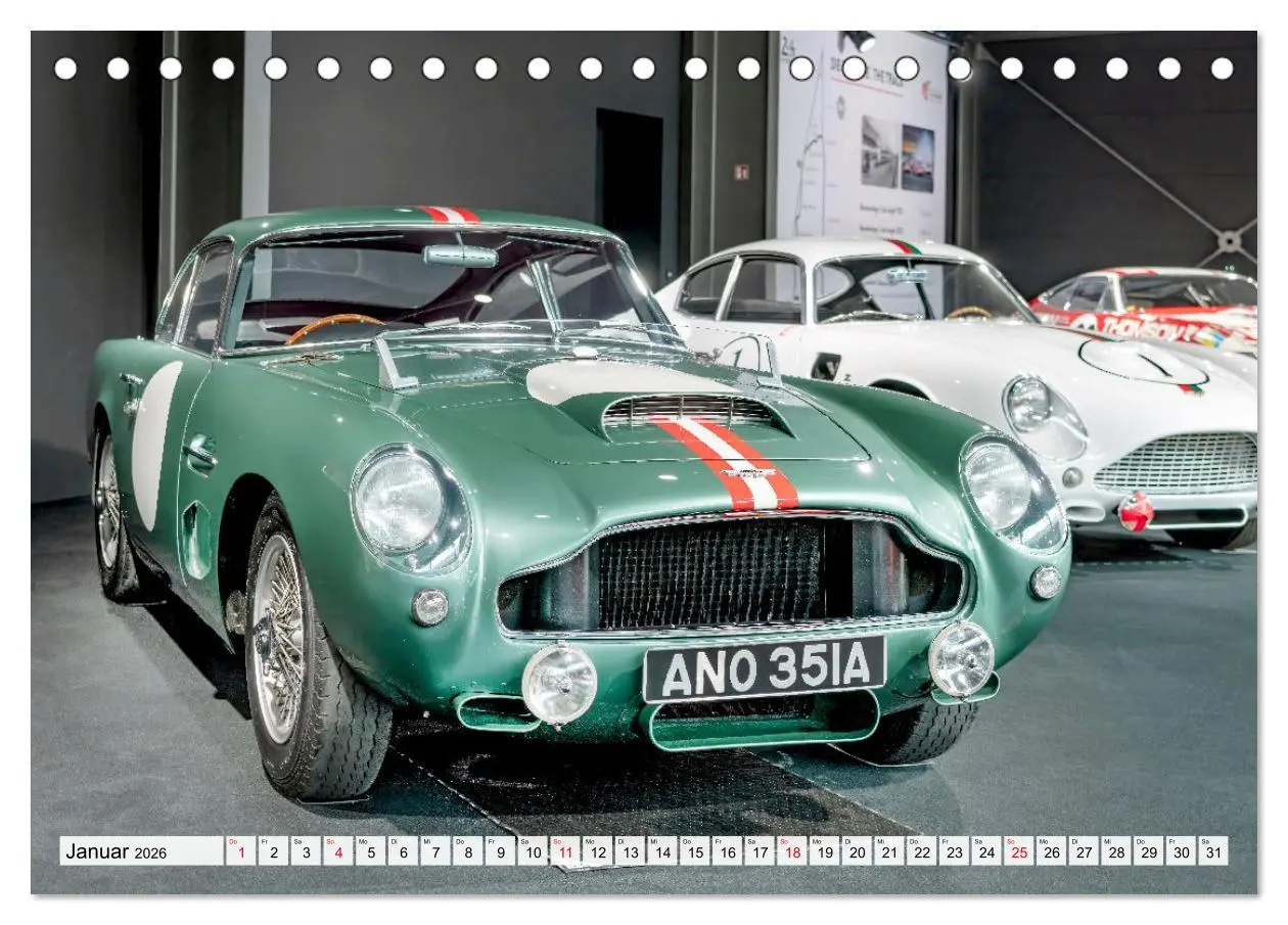 Bild: 9783457479766 | Nationales Auto Museum, Faszination auf Rädern (Tischkalender 2026...