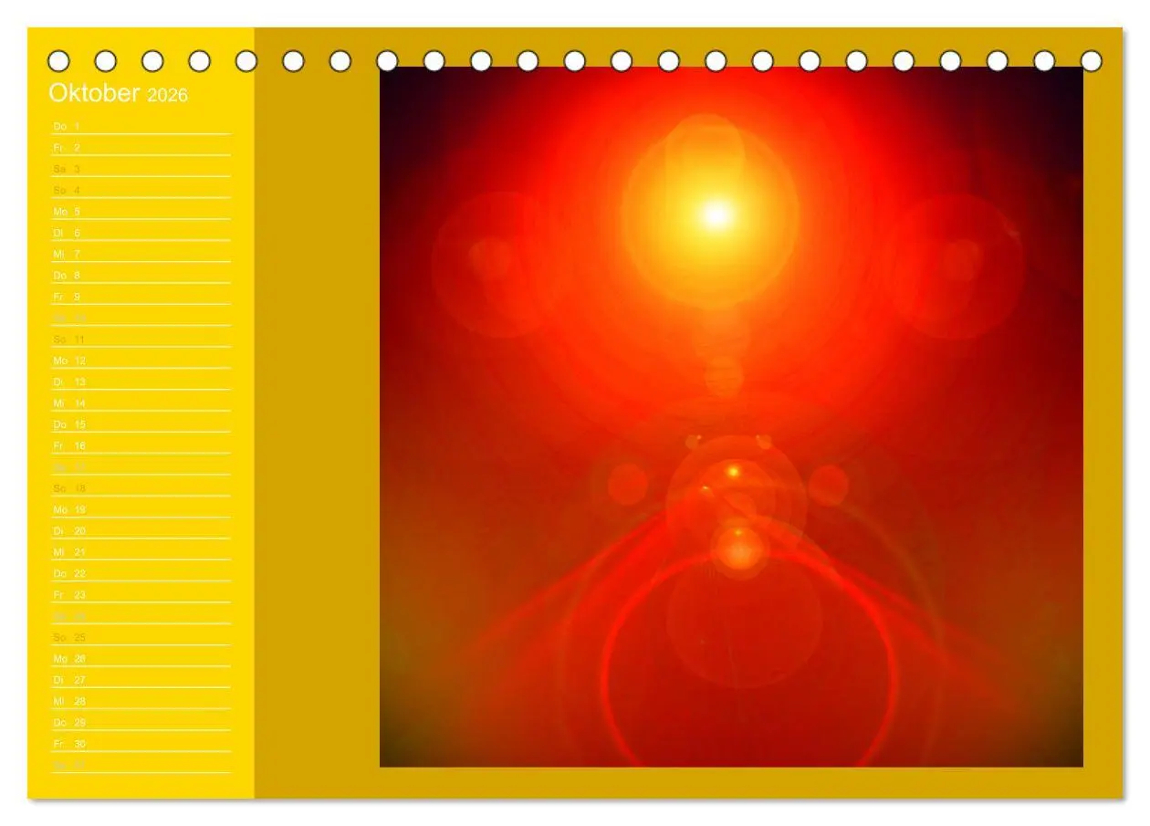 Bild: 9783516189766 | Licht-Portale 2026 (Tischkalender 2026 DIN A5 quer), CALVENDO...