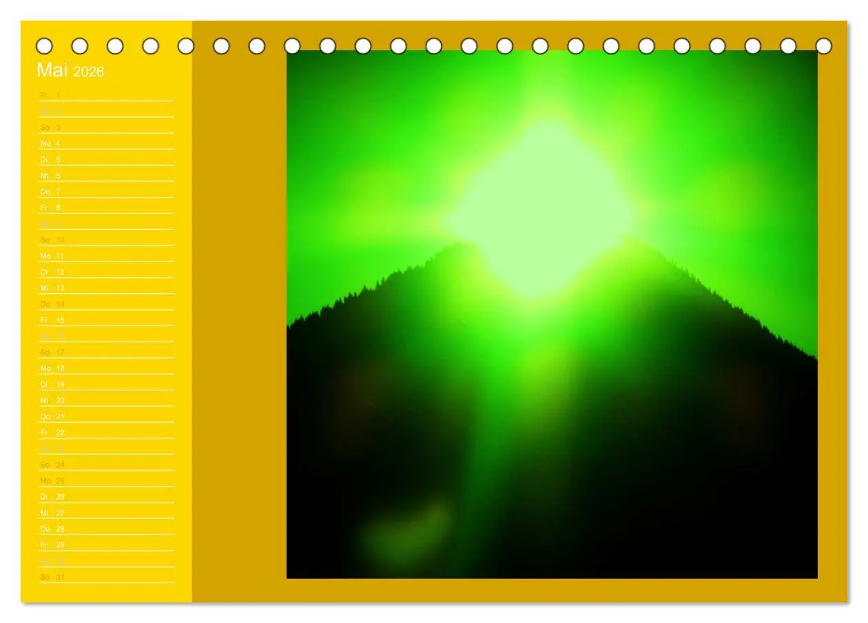 Bild: 9783516189766 | Licht-Portale 2026 (Tischkalender 2026 DIN A5 quer), CALVENDO...
