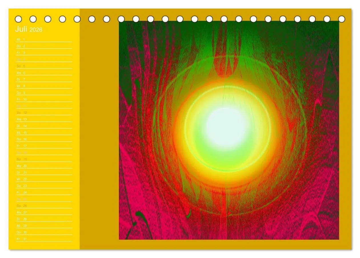 Bild: 9783516189766 | Licht-Portale 2026 (Tischkalender 2026 DIN A5 quer), CALVENDO...