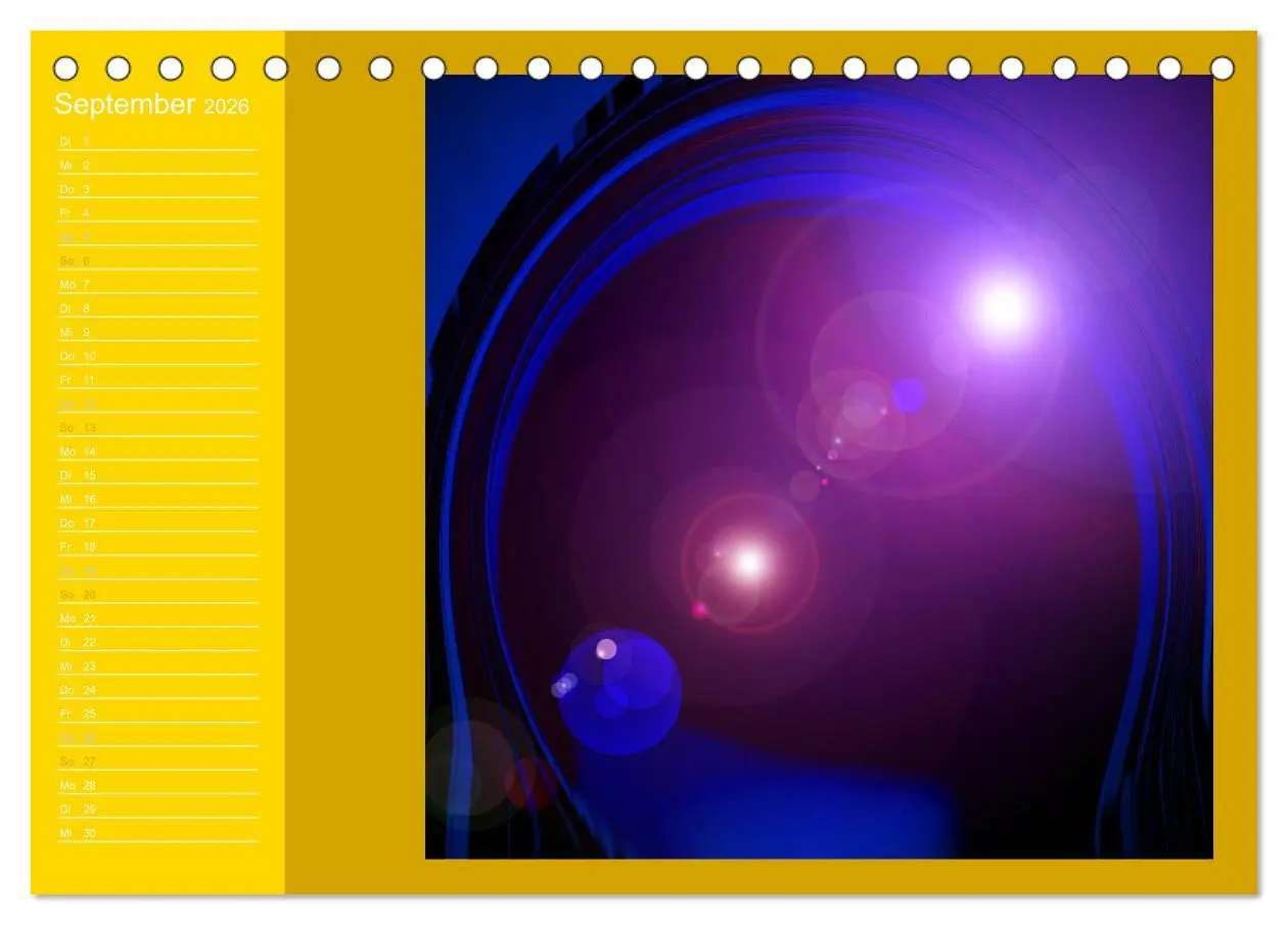 Bild: 9783516189766 | Licht-Portale 2026 (Tischkalender 2026 DIN A5 quer), CALVENDO...