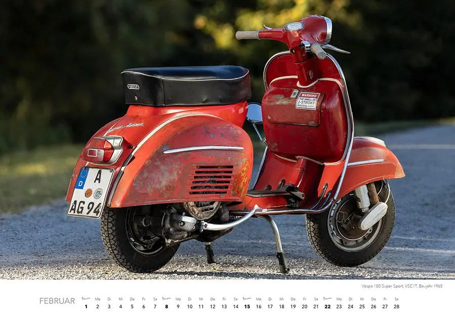 Bild: 9783966649766 | Vespa Kalender 2026 | La Dolce Vita auf zwei Rädern. Roller Kalender