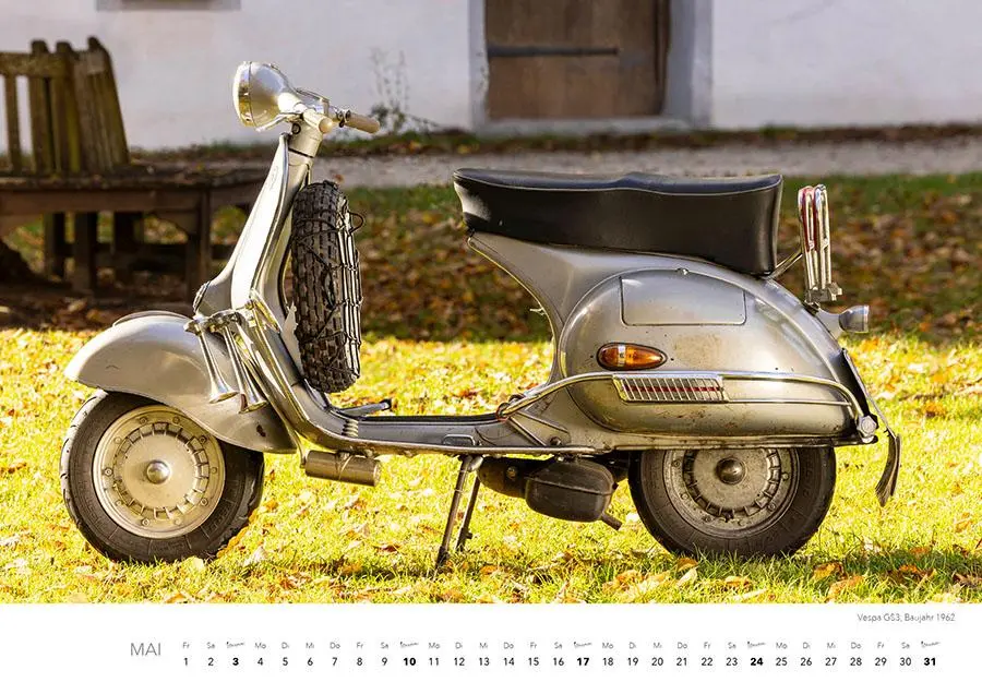 Bild: 9783966649766 | Vespa Kalender 2026 | La Dolce Vita auf zwei Rädern. Roller Kalender