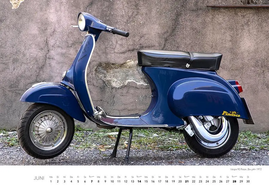 Bild: 9783966649766 | Vespa Kalender 2026 | La Dolce Vita auf zwei Rädern. Roller Kalender