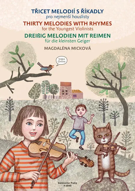 Cover: 9790260109766 | Dreißig Melodien mit Reimen für die kleinsten Geiger | Micková | 36 S.