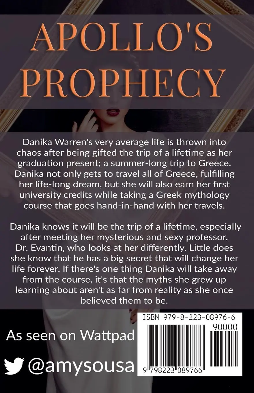 Rückseite: 9798223089766 | Apollo's Prophecy | Amy Sousa | Taschenbuch | Englisch | 2021