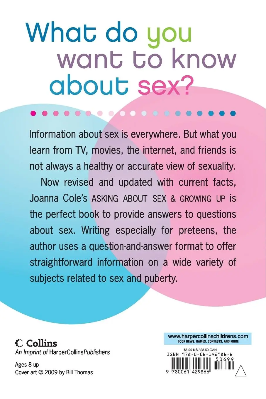 Rückseite: 9780061429866 | Asking About Sex &amp; Growing Up (Revised) | Joanna Cole | Taschenbuch