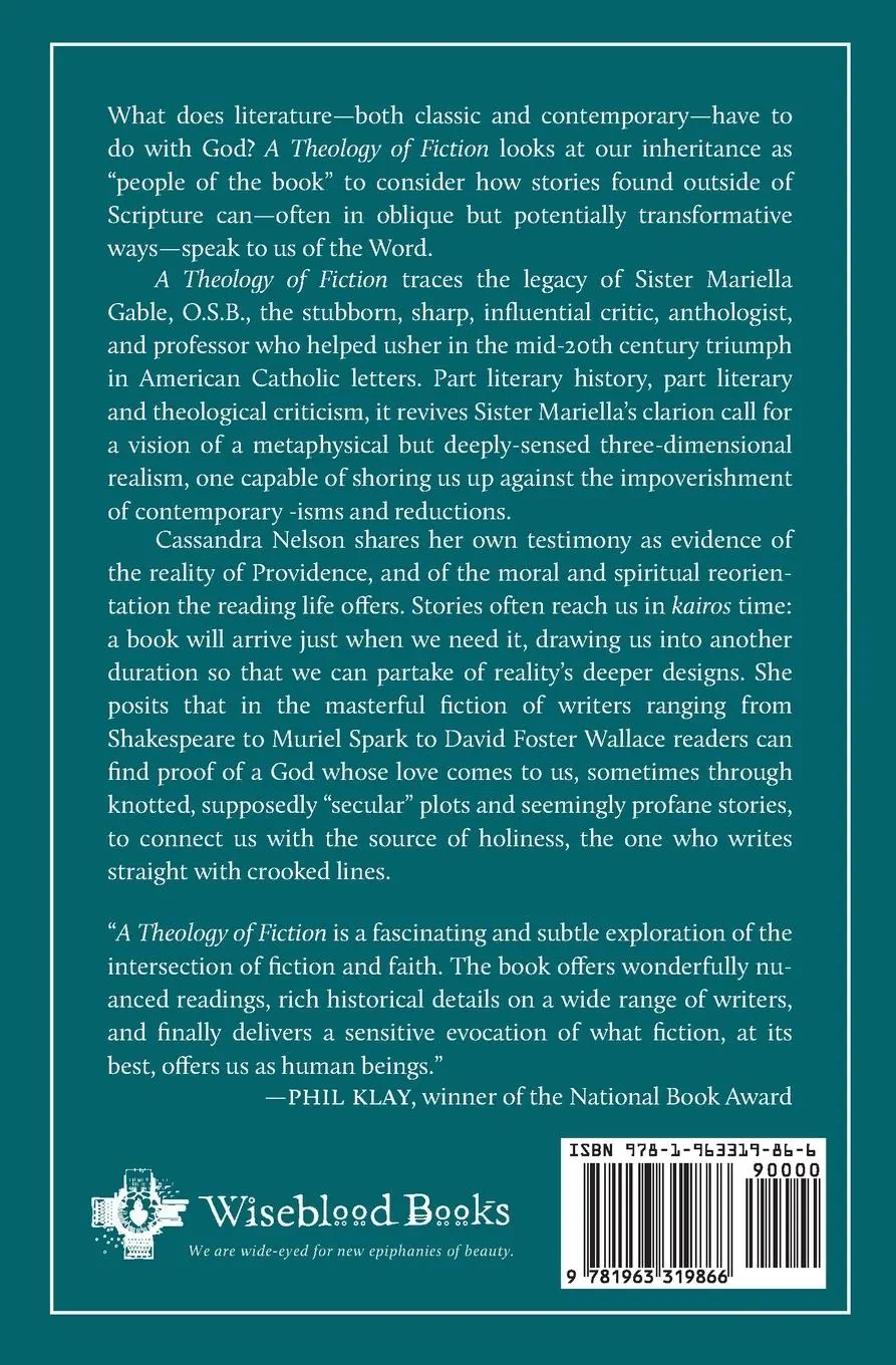 Rückseite: 9781963319866 | A Theology of Fiction | Cassandra Nelson | Taschenbuch | Englisch