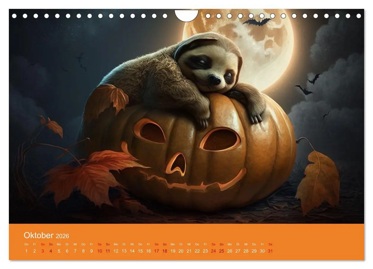 Bild: 9783457539866 | Der Kalender für echte Faultiere (Wandkalender 2026 DIN A4 quer),...