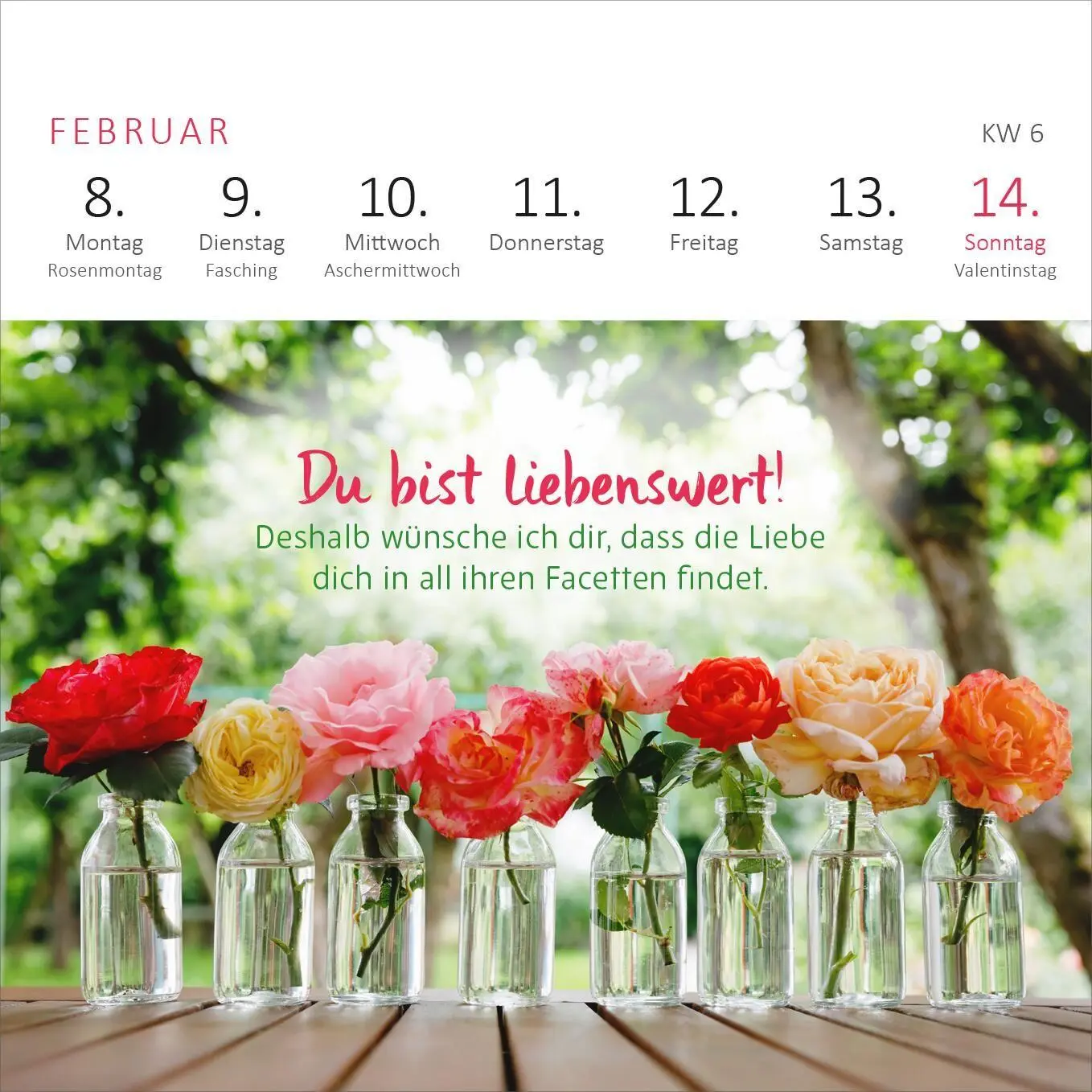 Bild: 4014489139966 | Mini-Wochenkalender Ich wünsch dir was 2027 | Kalender | 108 S. | 2027