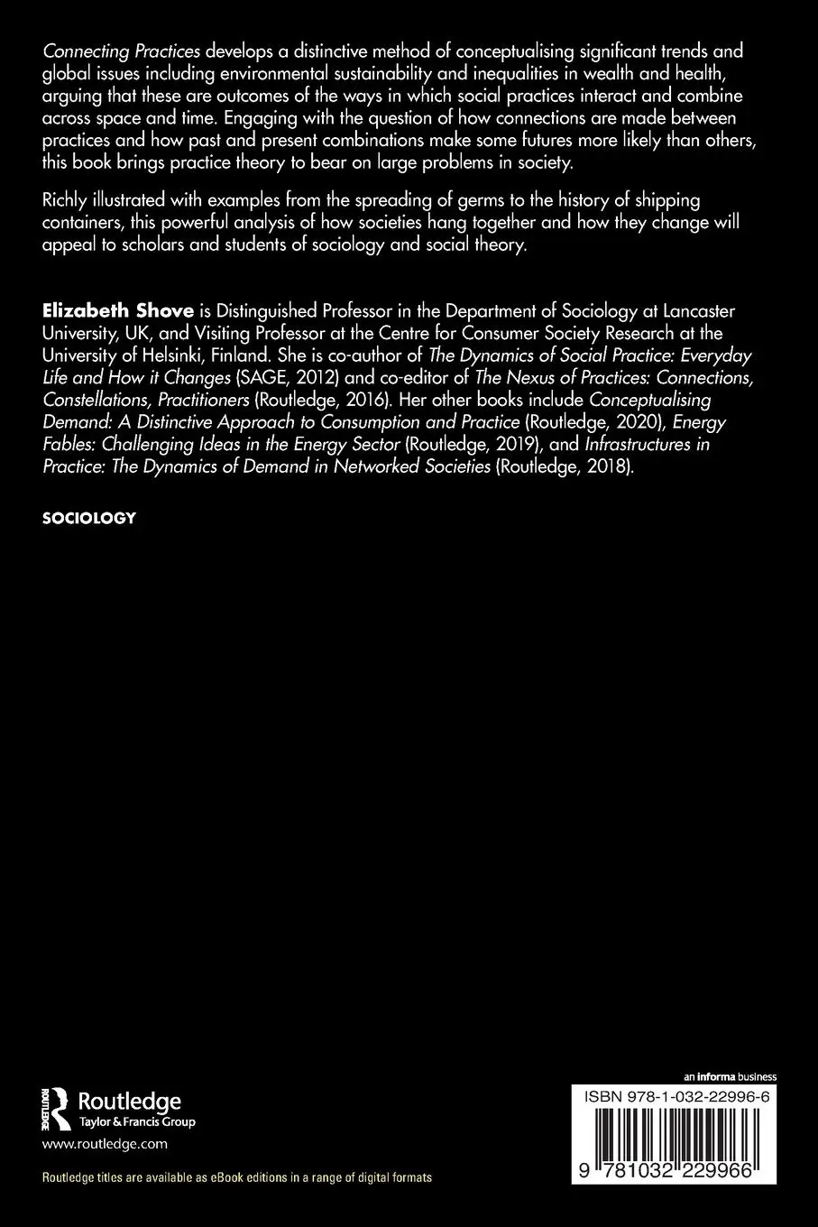 Rückseite: 9781032229966 | Connecting Practices | Large Topics in Society and Social Theory