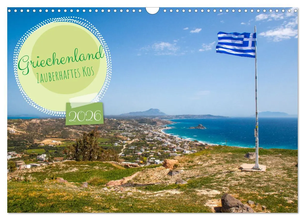 Cover: 9783457389966 | Griechenland - Zauberhaftes Kos (Wandkalender 2026 DIN A3 quer),...