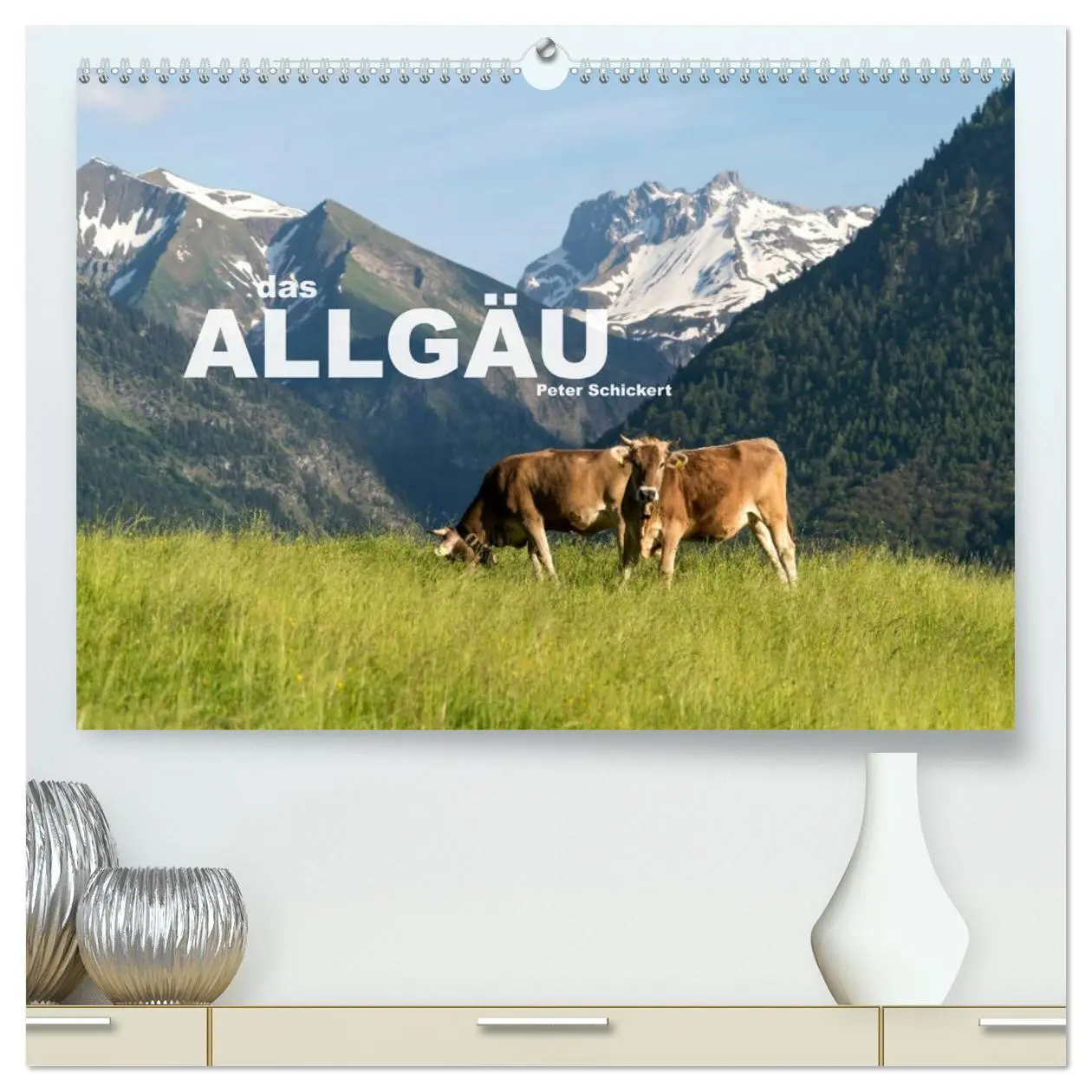 Cover: 9783457769966 | das Allgäu (hochwertiger Premium Wandkalender 2026 DIN A2 quer),...