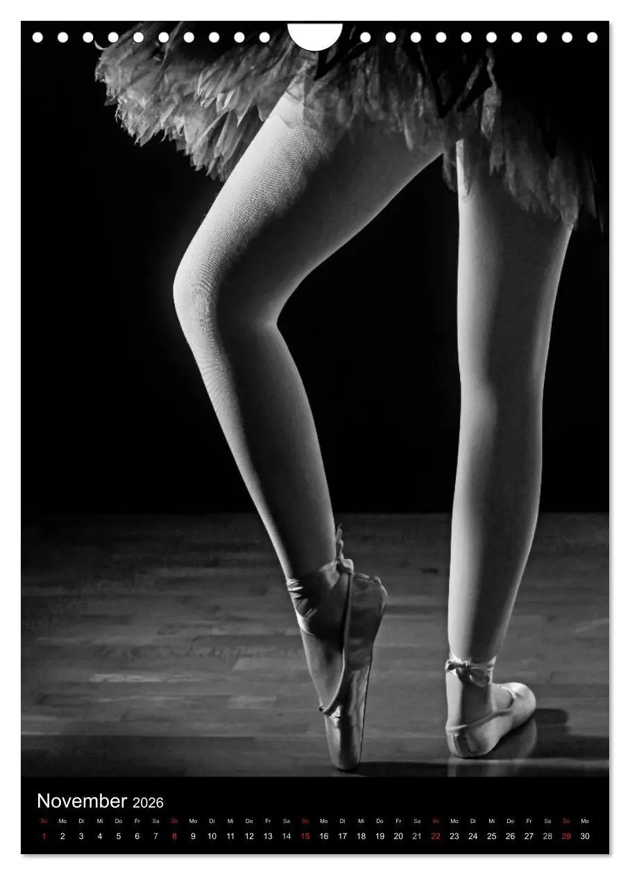 Bild: 9783516479966 | Ballett (CH-Version) (Wandkalender 2026 DIN A4 hoch), CALVENDO...