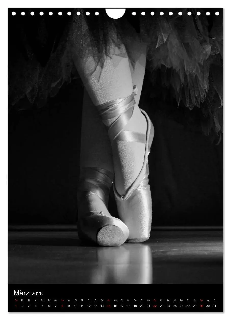 Bild: 9783516479966 | Ballett (CH-Version) (Wandkalender 2026 DIN A4 hoch), CALVENDO...