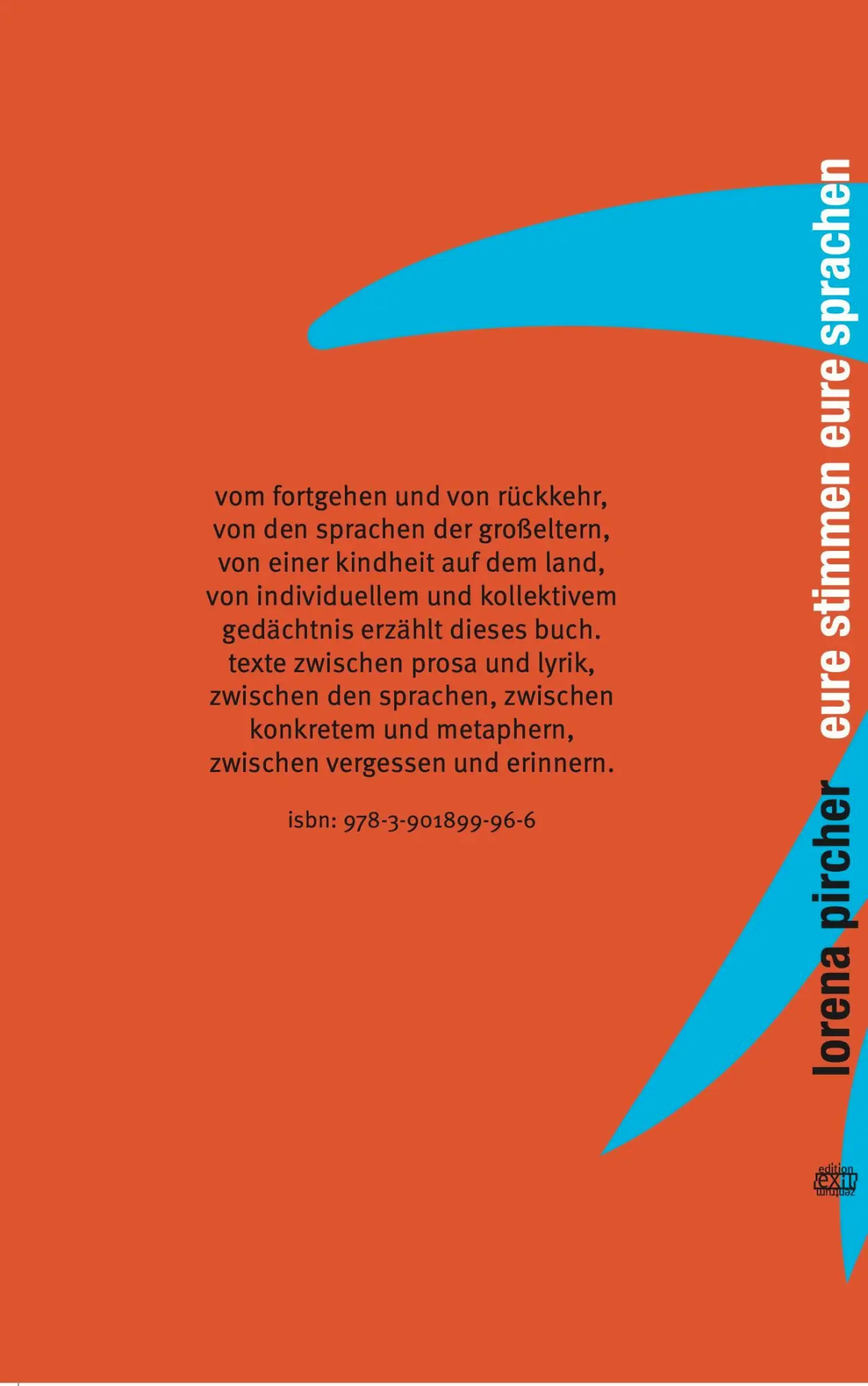 Rückseite: 9783901899966 | eure stimmen - eure sprachen | Lorena Pircher | Taschenbuch | Deutsch