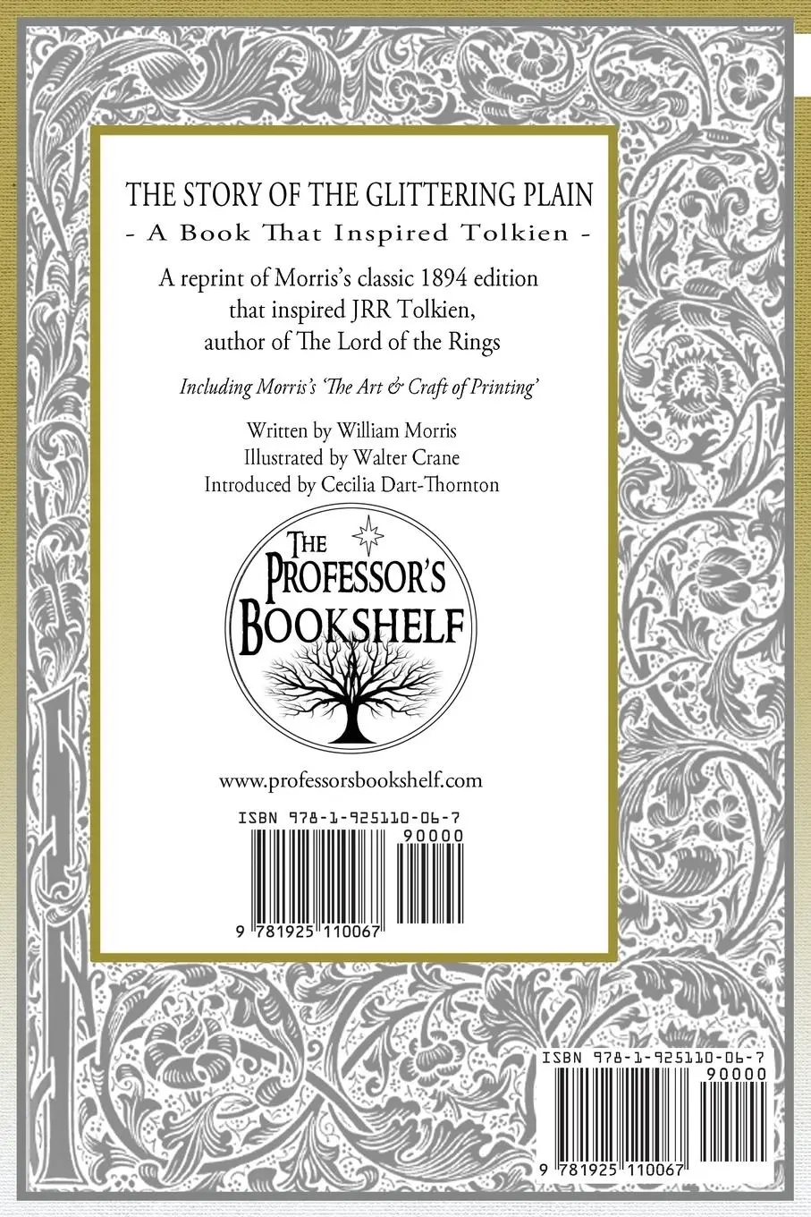 Rückseite: 9781925110067 | The Story of the Glittering Plain - A Book That Inspired Tolkien