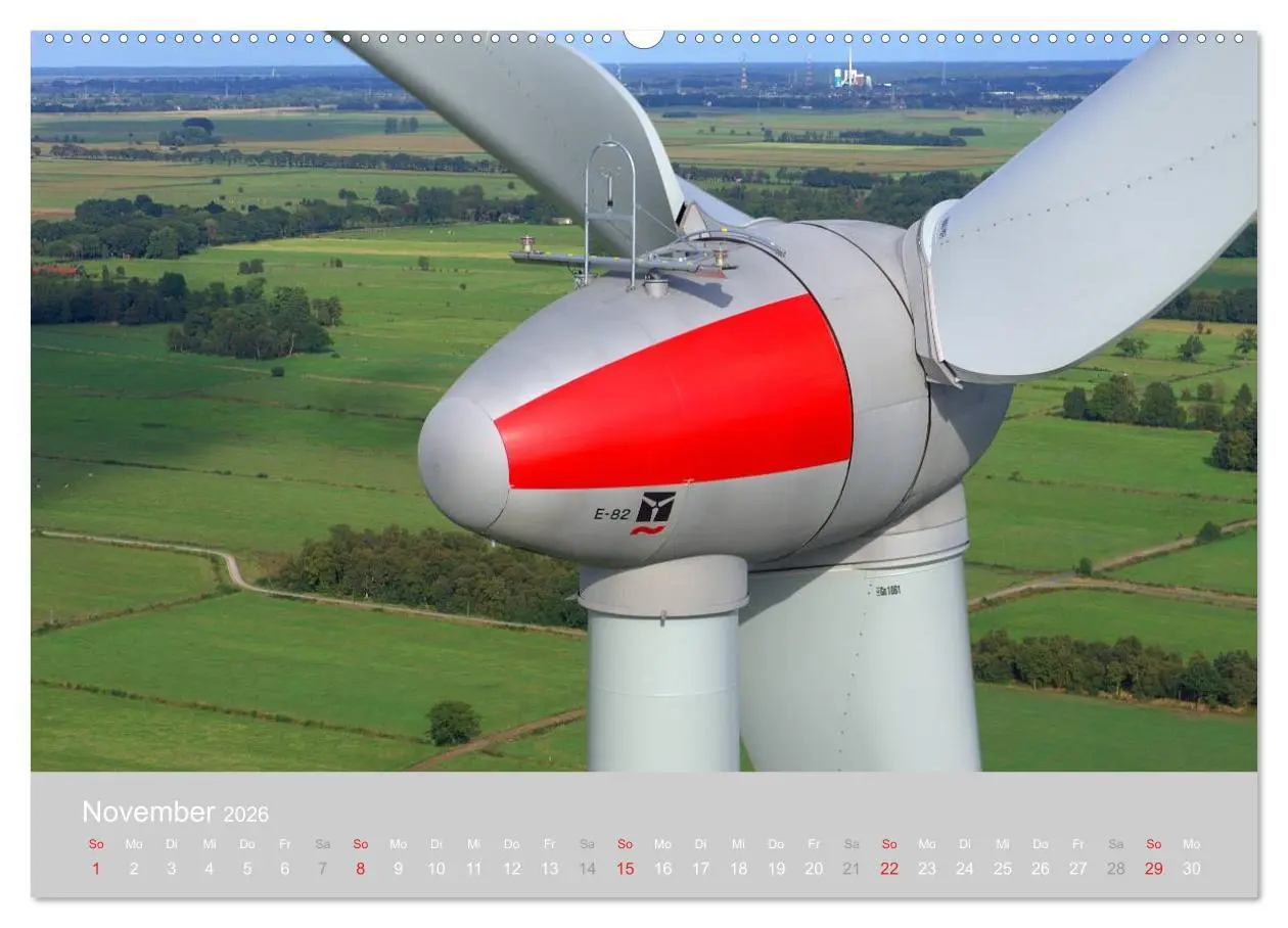 Bild: 9783516110067 | Windkraftanlagen aus der Luft fotografiert (Wandkalender 2026 DIN...