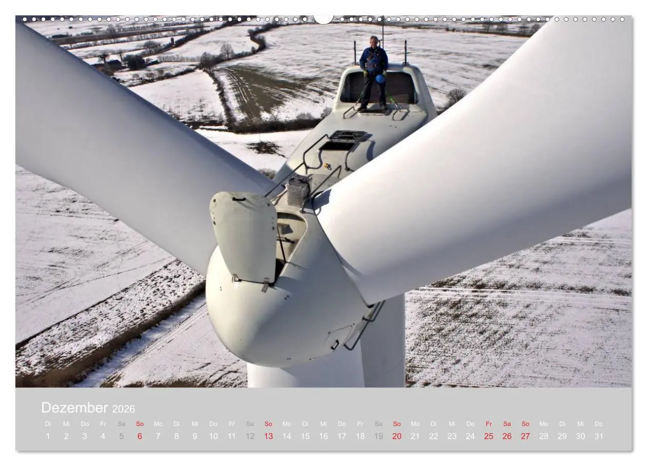 Bild: 9783516110067 | Windkraftanlagen aus der Luft fotografiert (Wandkalender 2026 DIN...