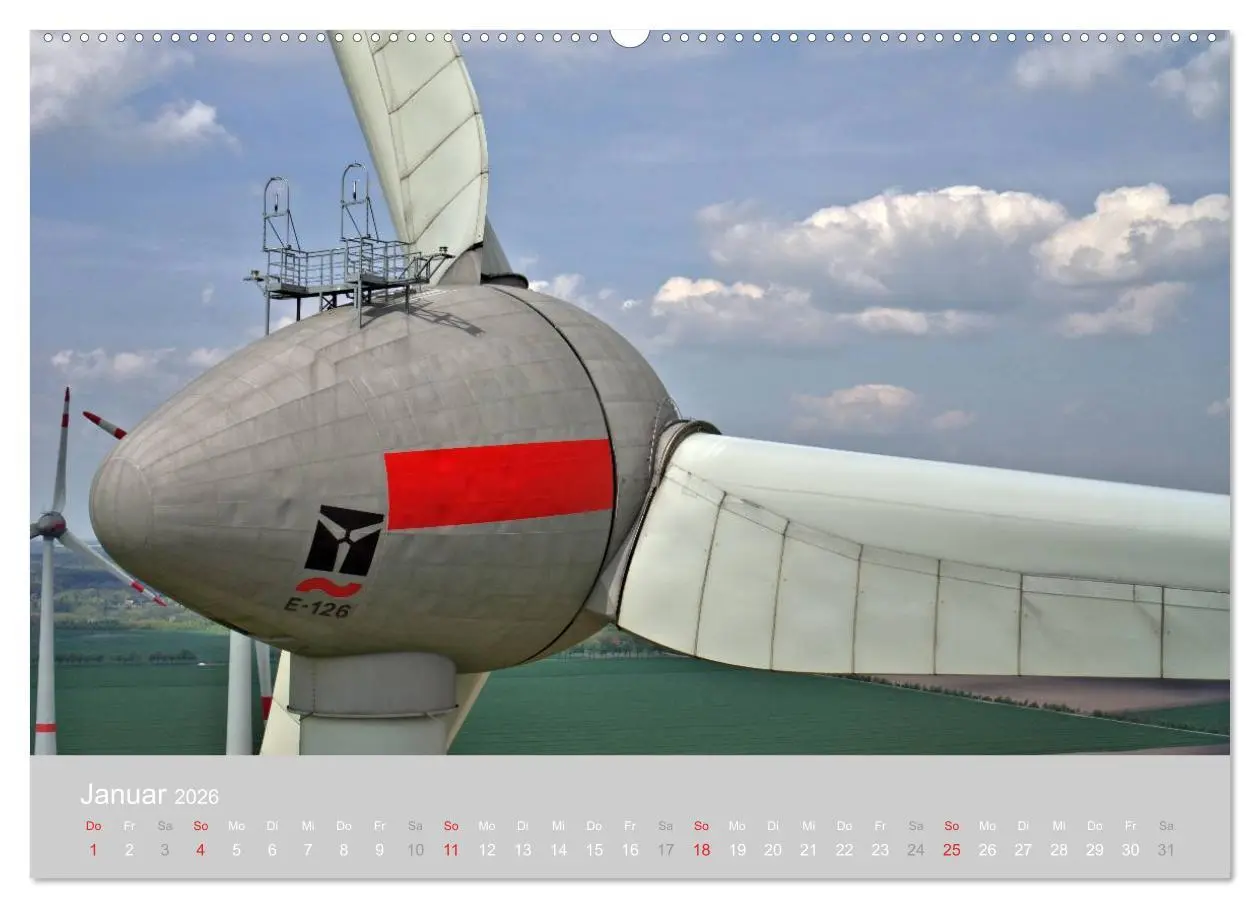 Bild: 9783516110067 | Windkraftanlagen aus der Luft fotografiert (Wandkalender 2026 DIN...