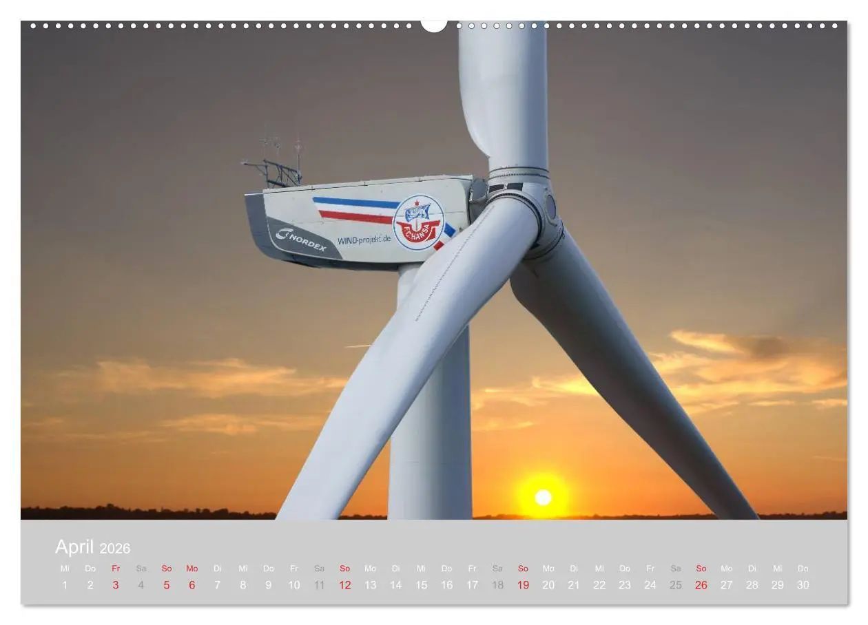 Bild: 9783516110067 | Windkraftanlagen aus der Luft fotografiert (Wandkalender 2026 DIN...