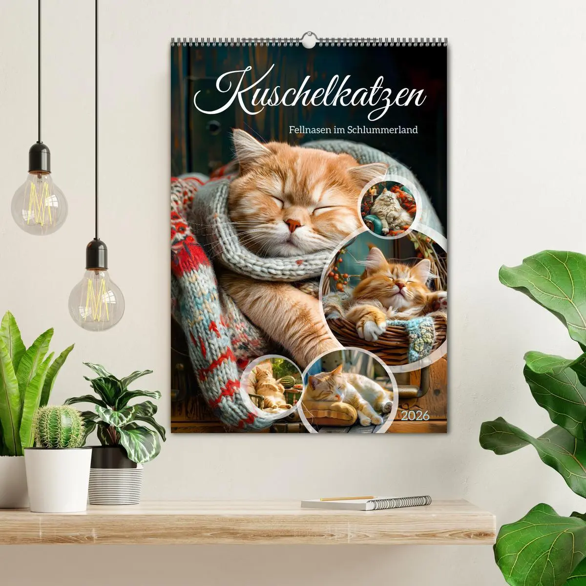 Bild: 9783516280067 | Kuschelkatzen - Fellnasen im Schlummerland (Wandkalender 2026 DIN...