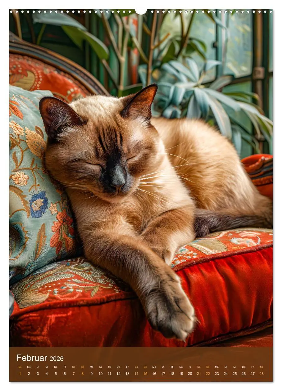 Bild: 9783516280067 | Kuschelkatzen - Fellnasen im Schlummerland (Wandkalender 2026 DIN...