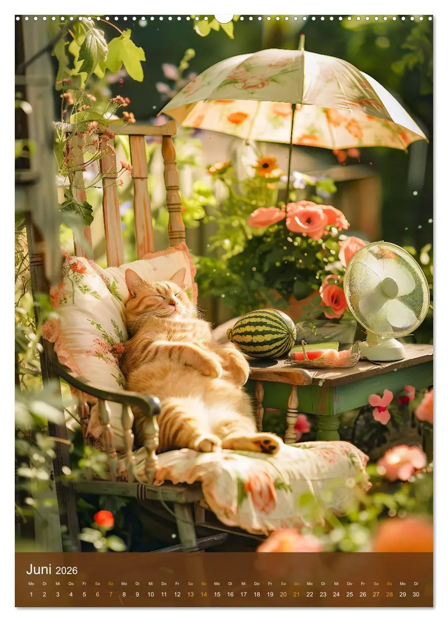 Bild: 9783516280067 | Kuschelkatzen - Fellnasen im Schlummerland (Wandkalender 2026 DIN...