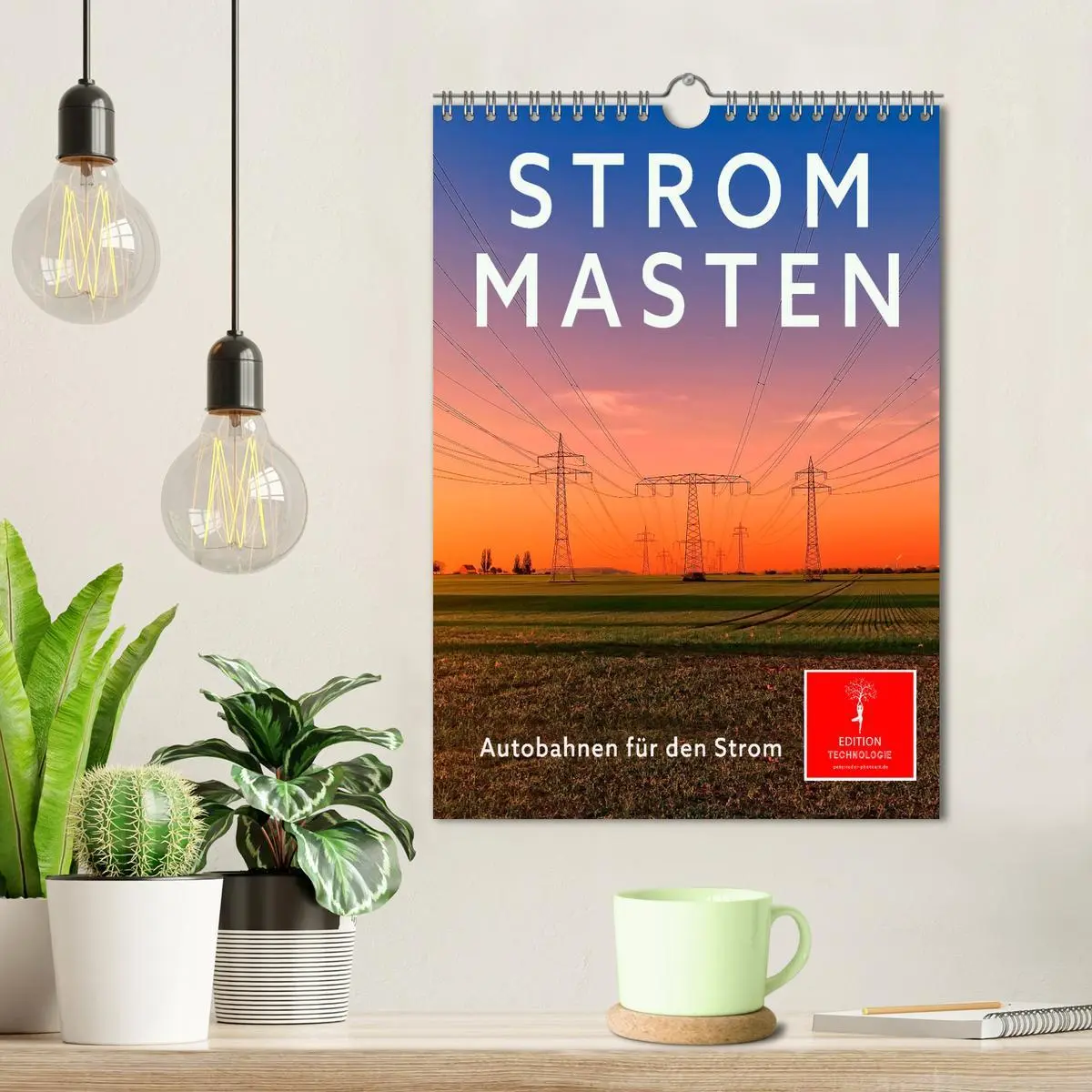 Bild: 9783516350067 | Strommasten - Autobahnen für den Strom (Wandkalender 2026 DIN A4...