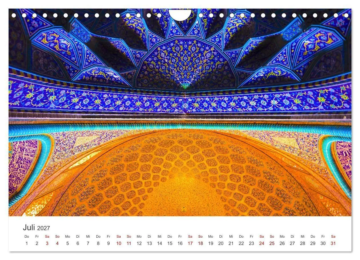Bild: 9783569370067 | Iran - Farbenfrohe Impressionen (Wandkalender 2027 DIN A4 quer),...