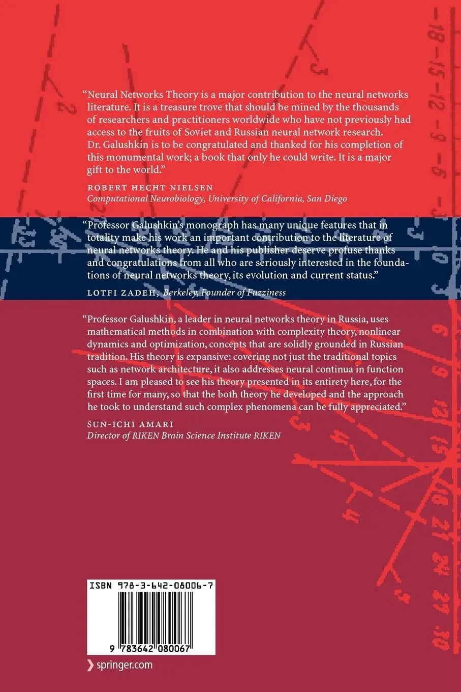 Rückseite: 9783642080067 | Neural Networks Theory | Alexander I. Galushkin | Taschenbuch | xx
