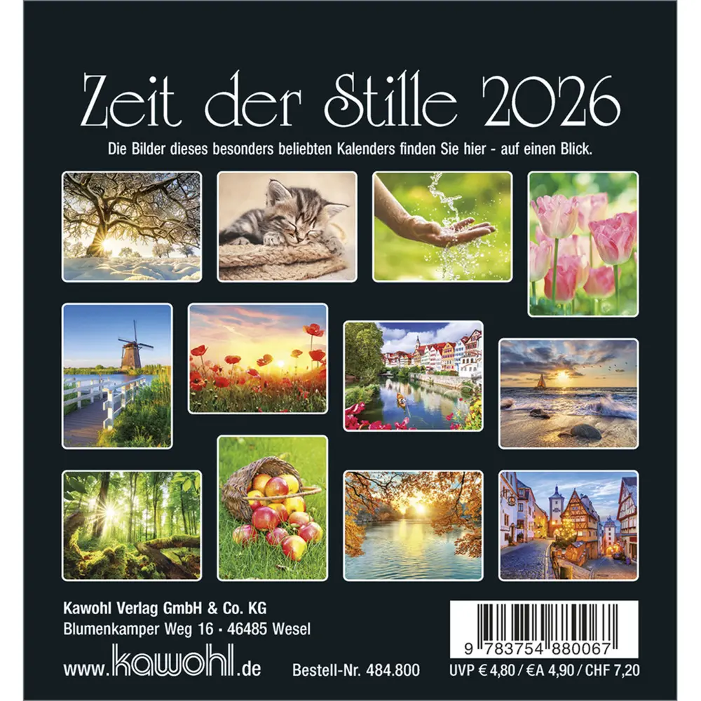 Bild: 9783754880067 | Zeit der Stille 2026 | Kalender | Spiralbindung | 15 S. | Deutsch