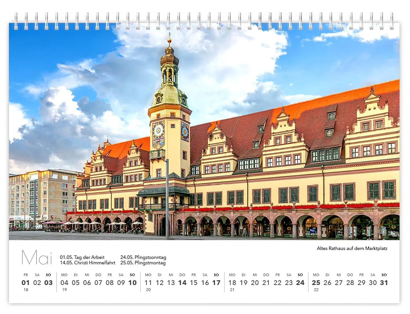 Bild: 9783910680067 | Kalender Leipzig kompakt 2026 | 21 x 15 cm weißes Kalendarium | 2026