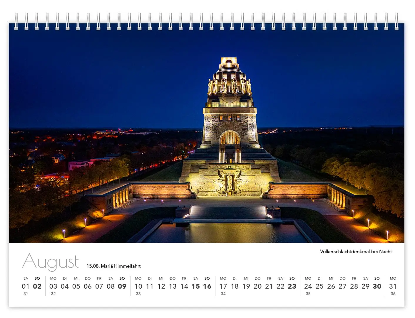 Bild: 9783910680067 | Kalender Leipzig kompakt 2026 | 21 x 15 cm weißes Kalendarium | 2026