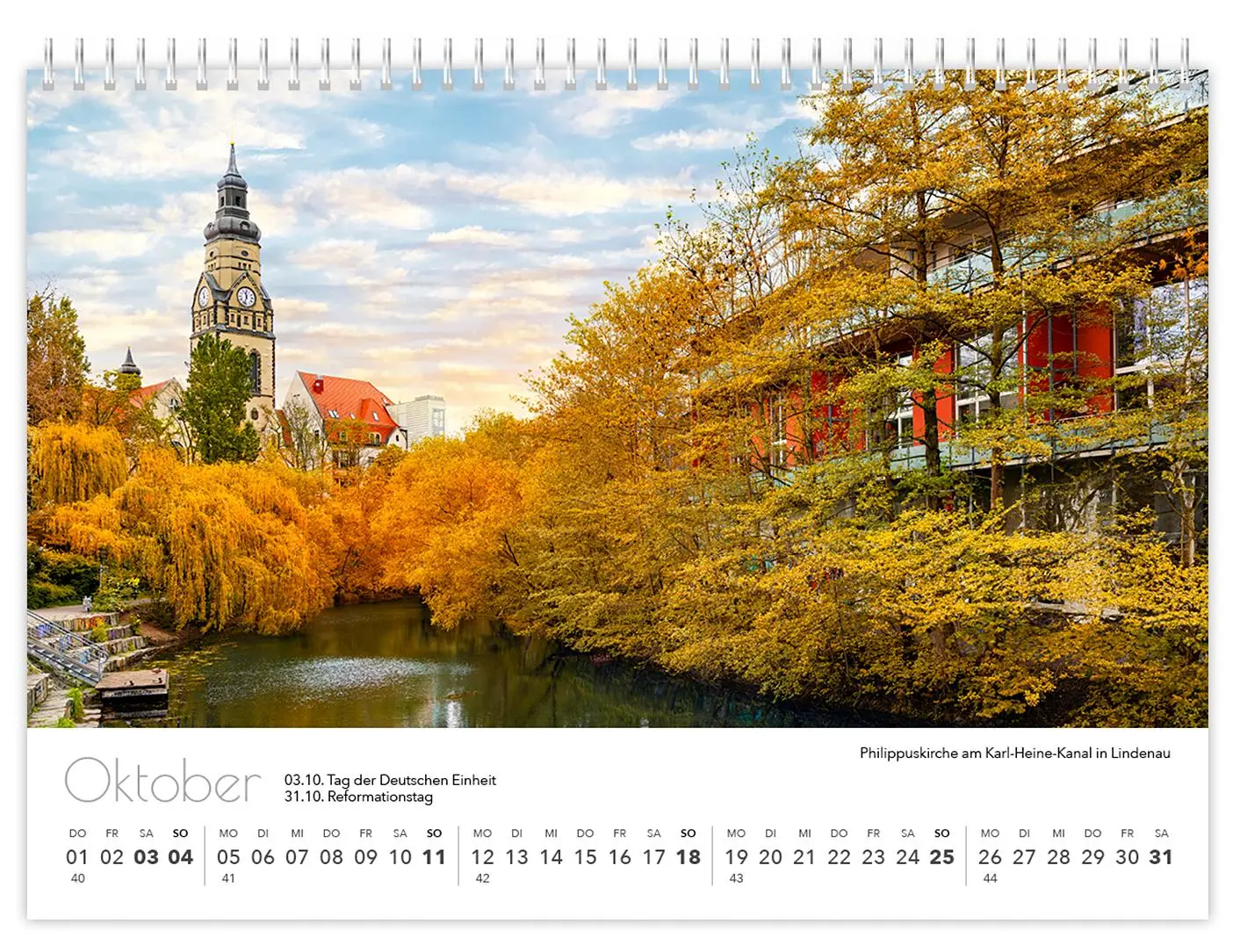 Bild: 9783910680067 | Kalender Leipzig kompakt 2026 | 21 x 15 cm weißes Kalendarium | 2026