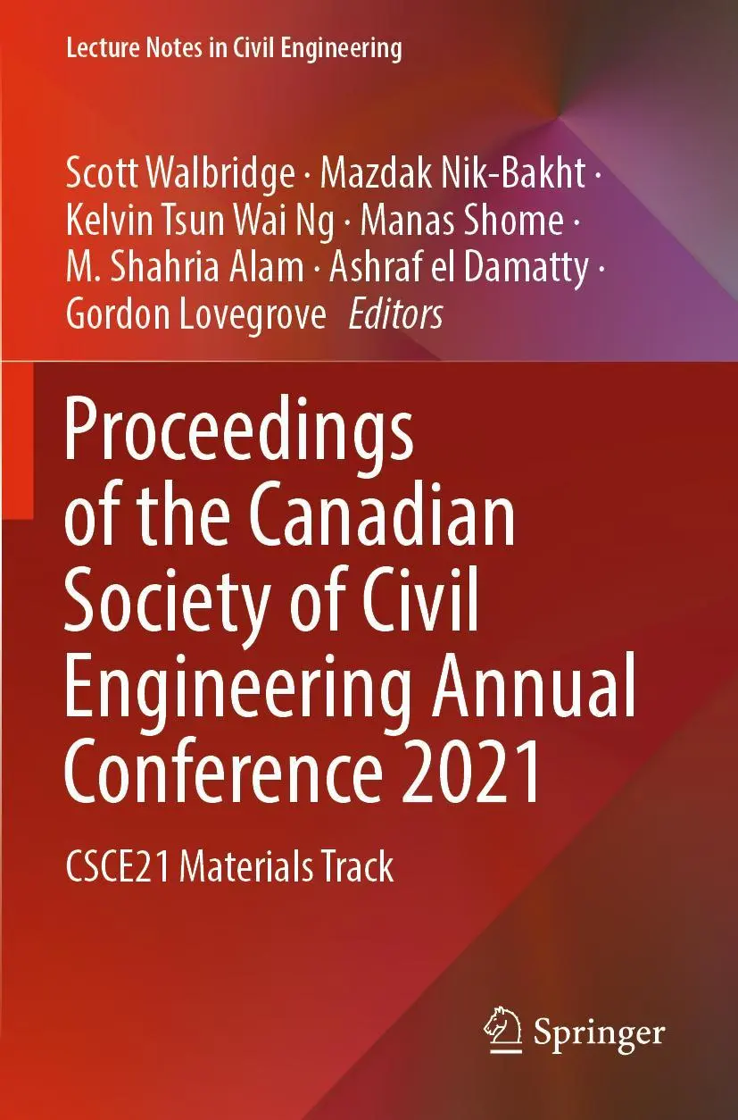 Proceedings of the Canadian Society of Civil Engineering Annual Conference 2021