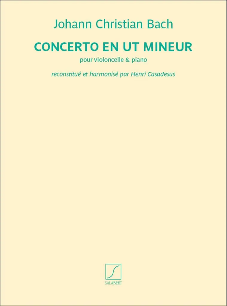 Cover: 9790048060067 | Concerto C-Minor | Johann Christian Bach | Partitur | 2014