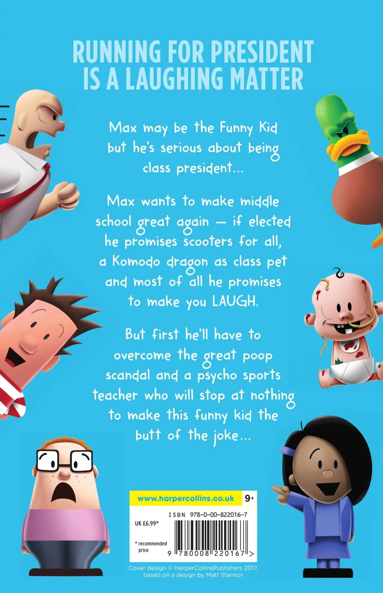 Rückseite: 9780008220167 | Funny Kid For President | Matt Stanton | Taschenbuch | Englisch | 2017
