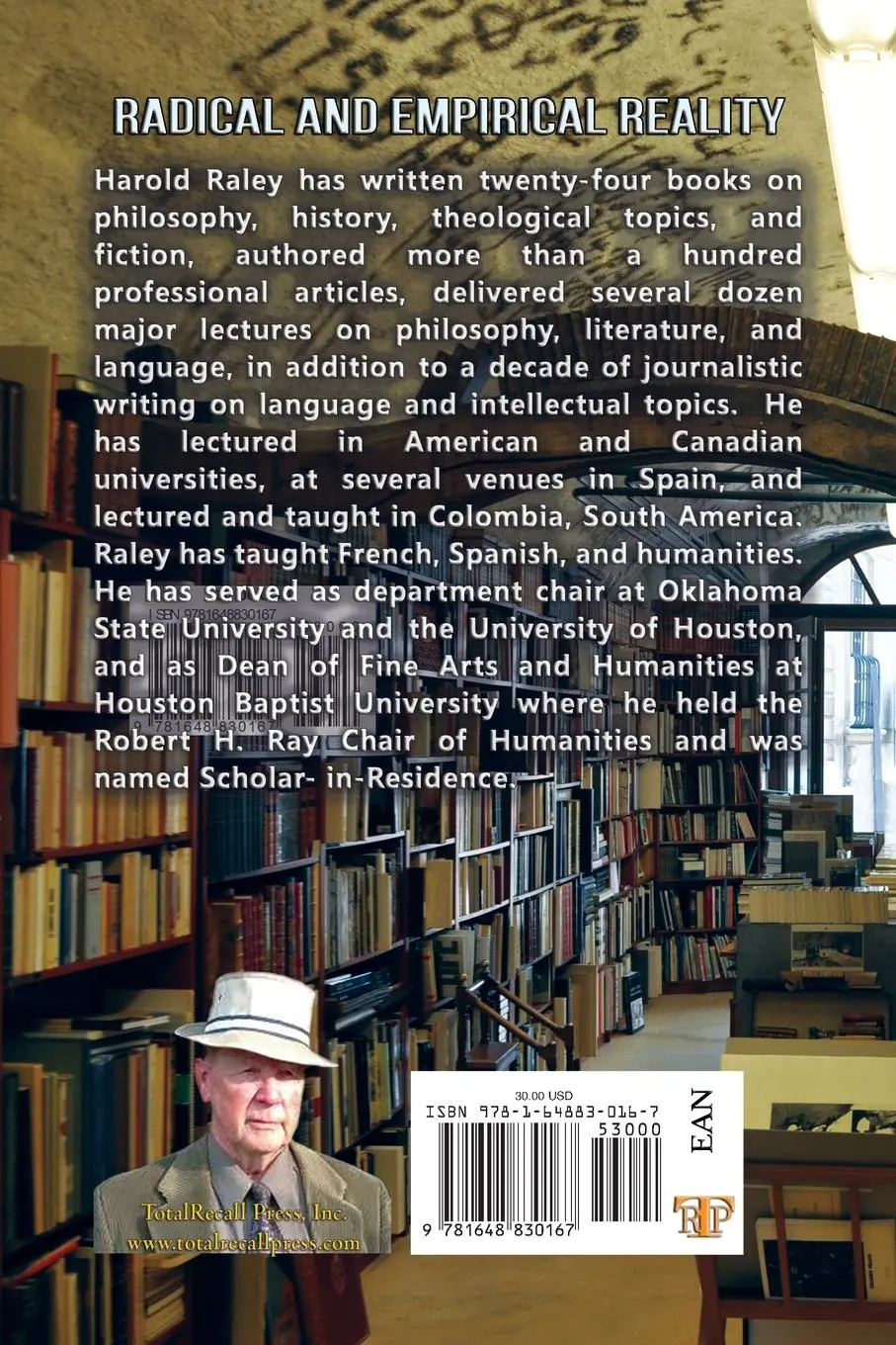 Rückseite: 9781648830167 | Radical and Empirical Reality | Harold Raley | Taschenbuch | Englisch