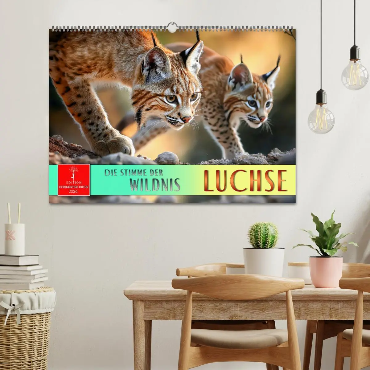Bild: 9783457250167 | Luchse - die Stimme der Wildnis (Wandkalender 2026 DIN A2 quer),...