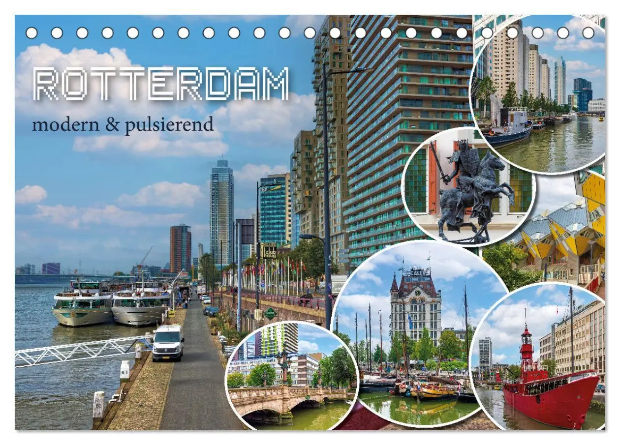 Cover: 9783457320167 | Rotterdam - modern und pulsierend (Tischkalender 2026 DIN A5 quer),...