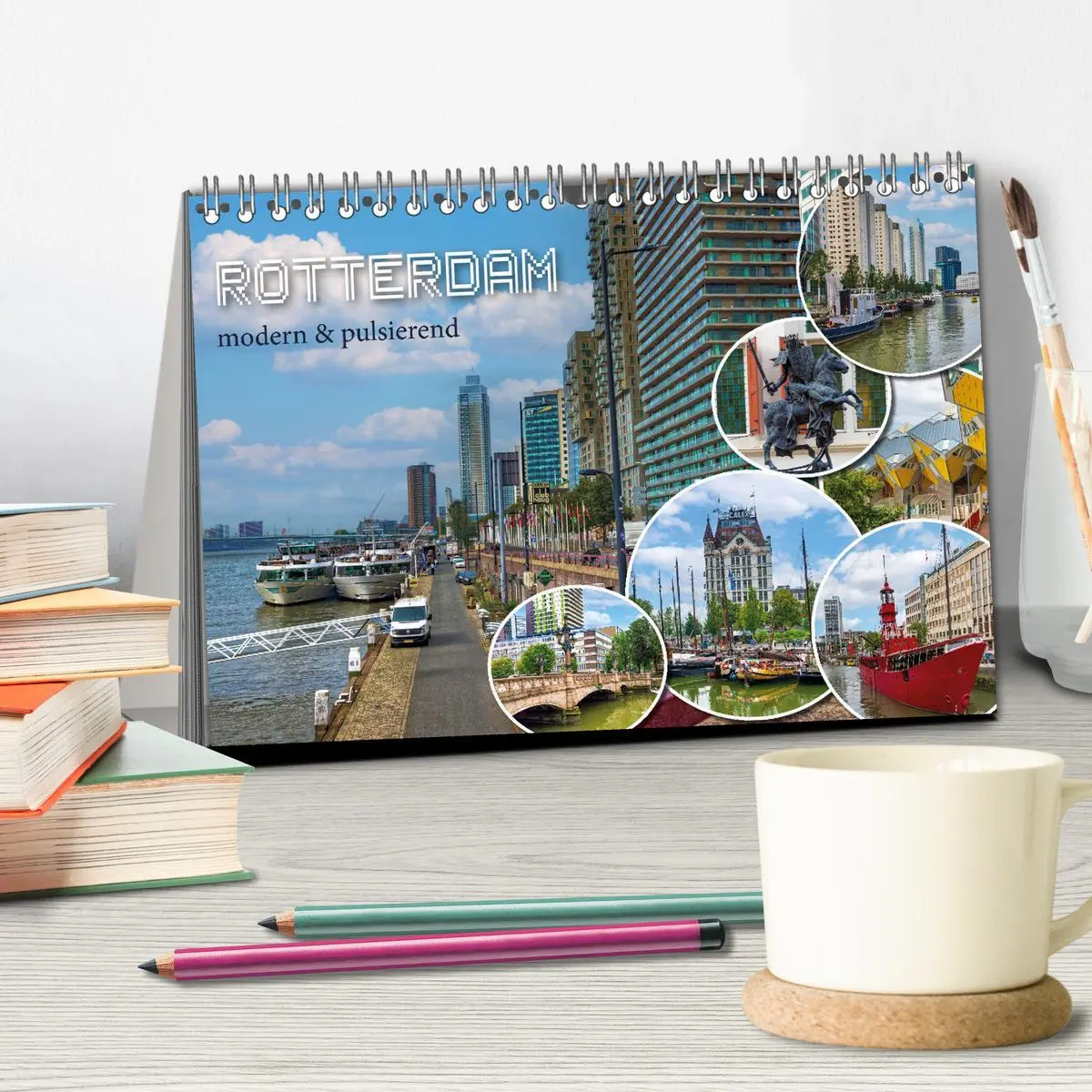 Bild: 9783457320167 | Rotterdam - modern und pulsierend (Tischkalender 2026 DIN A5 quer),...
