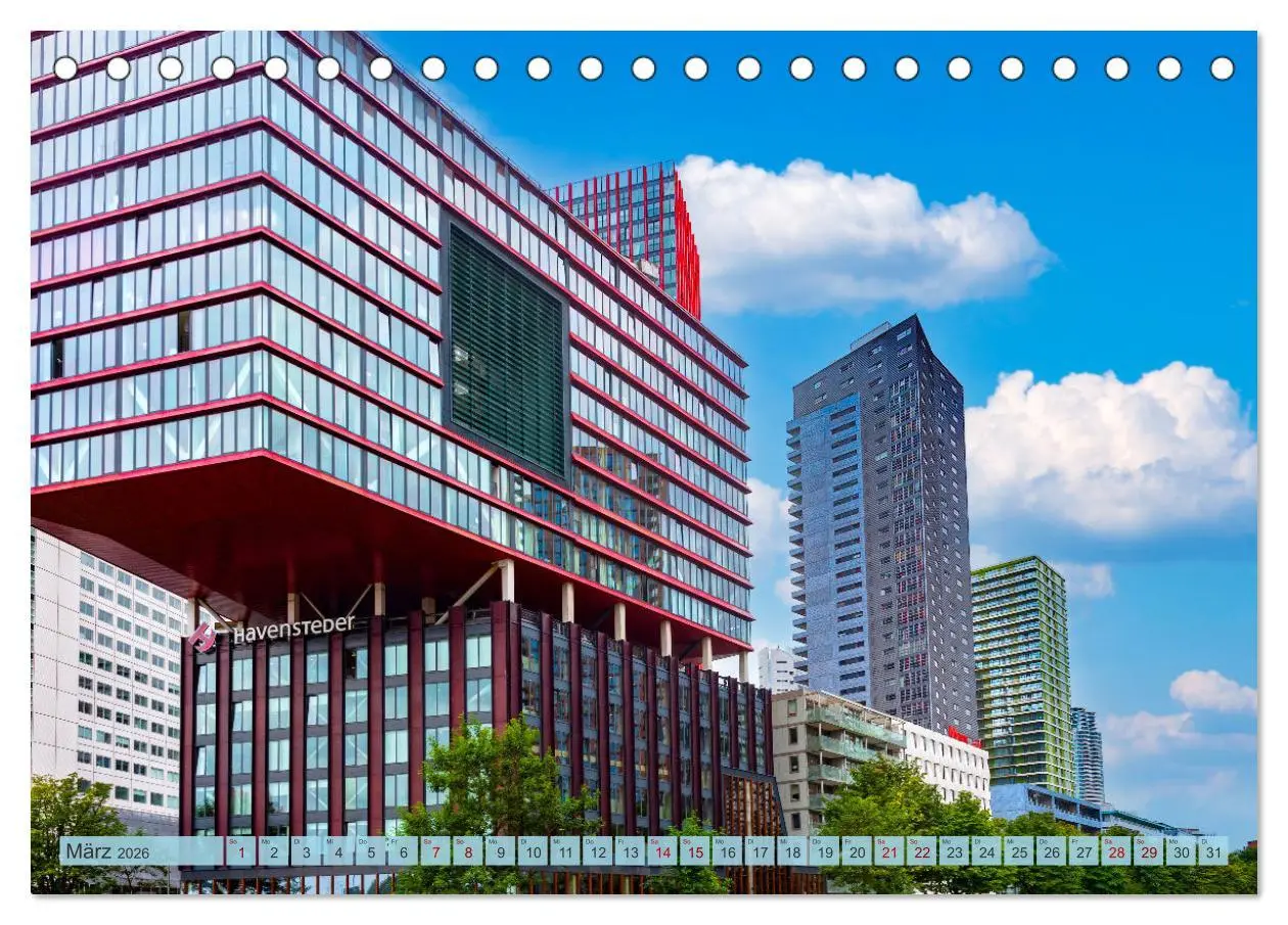 Bild: 9783457320167 | Rotterdam - modern und pulsierend (Tischkalender 2026 DIN A5 quer),...