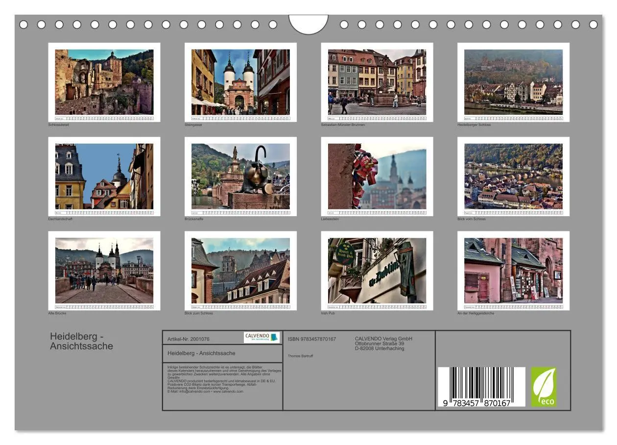 Bild: 9783457870167 | Heidelberg - Ansichtssache (Wandkalender 2026 DIN A4 quer),...