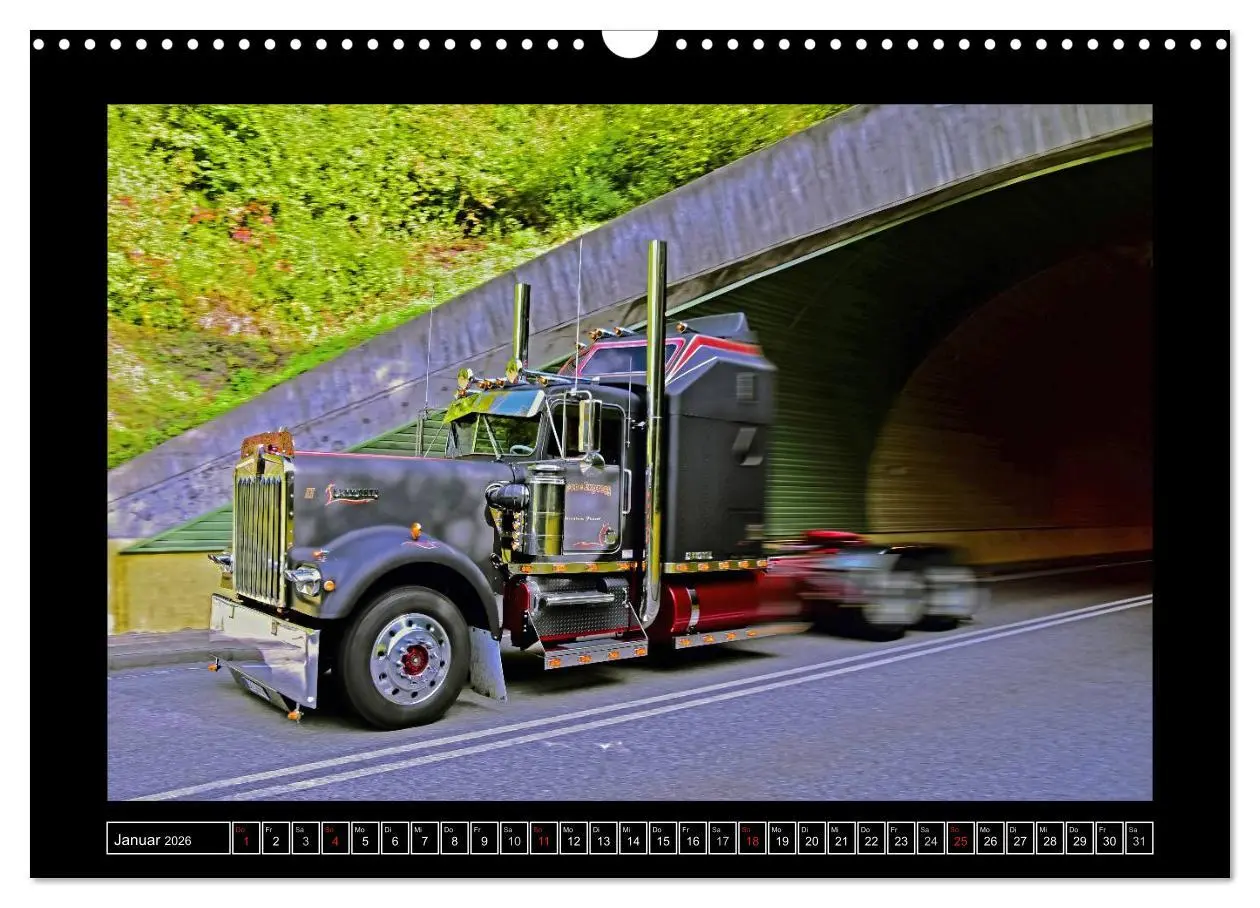 Bild: 9783516030167 | Kenworth W900A EXTHD (Wandkalender 2026 DIN A3 quer), CALVENDO...